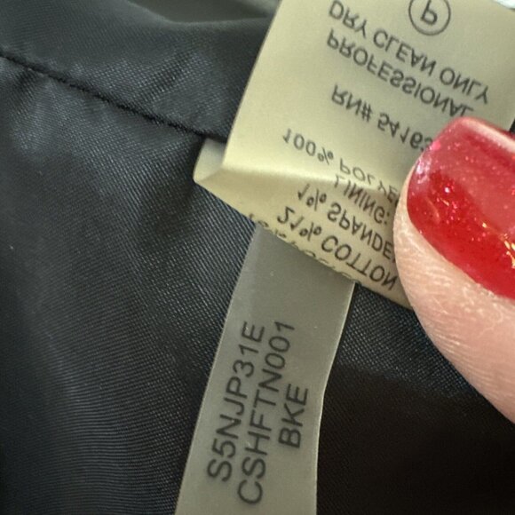 Calvin Klein Women's Waterfall Ruffled Open-Front Lined Jacket Size 12 - Picture 6 of 6